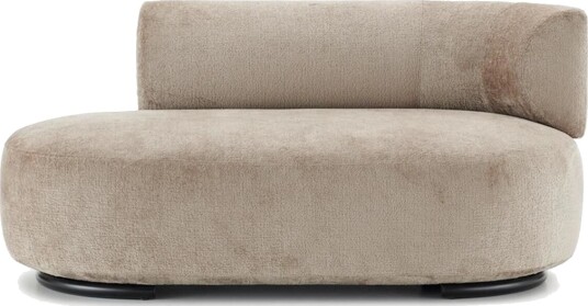 Kartell K Wait Dormeuse Sofa Høyre Beige