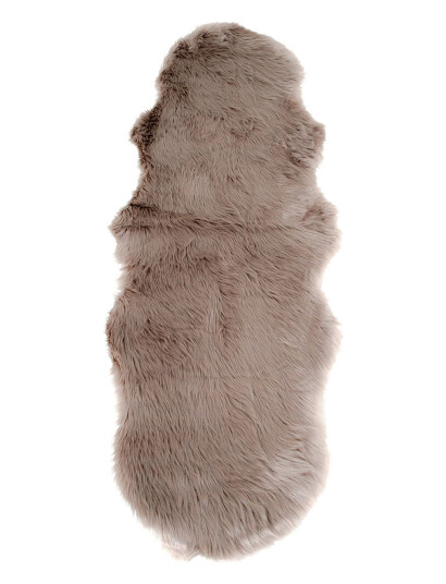 House Nordic Irma   Lambskin Artificial Mushroom 60X180 Cm   Brown   6.5X60X180CM