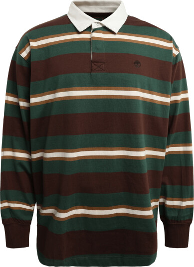 Timberland Ls Rugby Polo   Brown   S