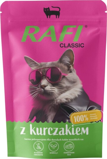 Rafi Våtfôr Cat Classic Kylling 10 X 100 G Rafi Våtfôr Cat Classic Kylling 10 X 100 G