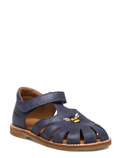 ANGULUS Sandals - Flat - Closed Toe - Navy - 21