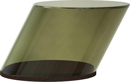 NORR11 Tilt Salongbord Flaskegrønn/glass