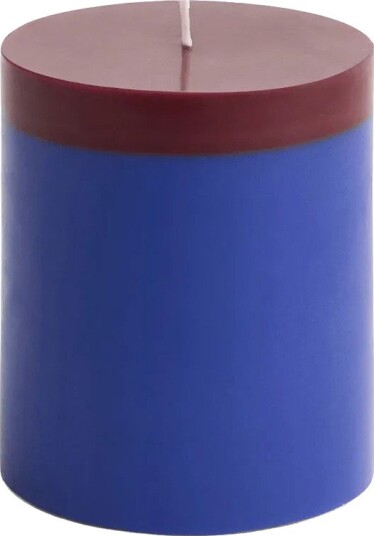 HAY Silo Candle blokklys Royal blue bordeaux Ø9,5×11 cm