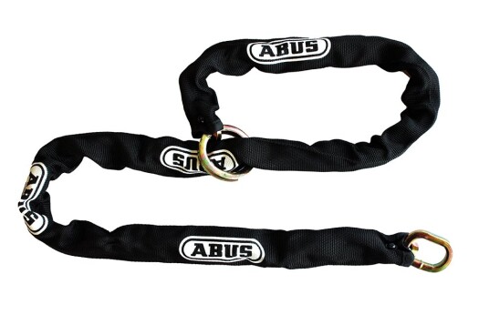 Abus Kjede 6mm Med Loop Svart 110 cm