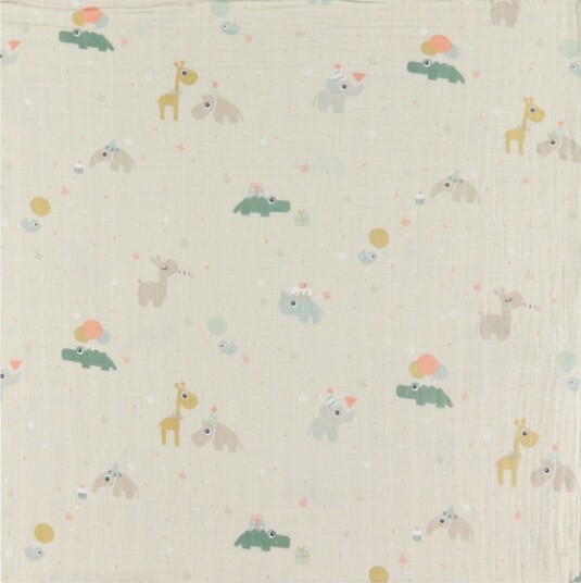 Done by Deer Swaddle Celebration Sand   Beige   120X 120CM
