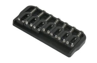 Hipshot Fixed Guitar Bridge For 7-String, .175" / 4.5 Mm - Svart