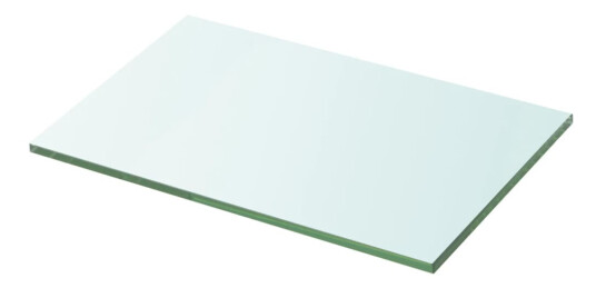 vidaXL Hyllepanel klart glass 20x30 cm