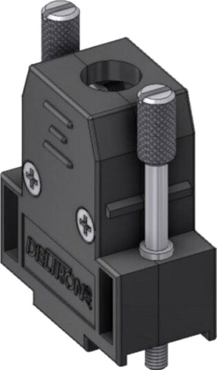 Deltron Connectors Ctl09m2.5 D-Sub Poler 9 Plast 180° Sort 1 Stk Deltron Connectors Ctl09m2.5 D-Sub Poler 9 Plast 180° Sort 1 Stk