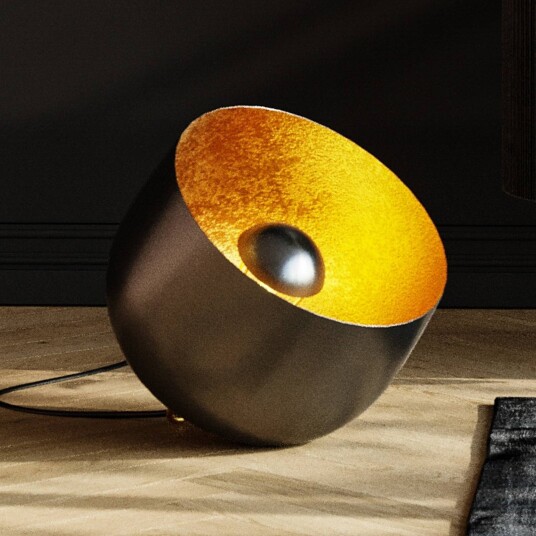 KARE Designer gulvlampe Apollon, Sort, Stue / spisestue, Metall, Design