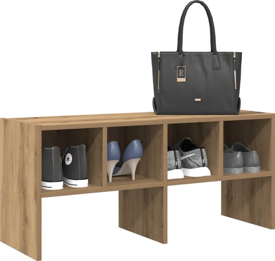 Skostativ stablebar artisan eik 89,5x30x40 cm 8721158577344 Skostativ stablebar artisan eik 89,5x30x40 cm 8721158577344
