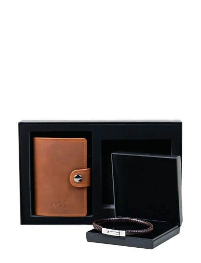 edd. Gift Set Card Holder/Bracelet - Black - M 20 cm edd. Gift Set Card Holder/Bracelet - Black - M 20 cm