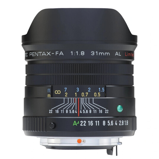 Pentax DSLR 31mm f/1.8 Al Black Pentax DSLR 31mm f/1.8 Al Black