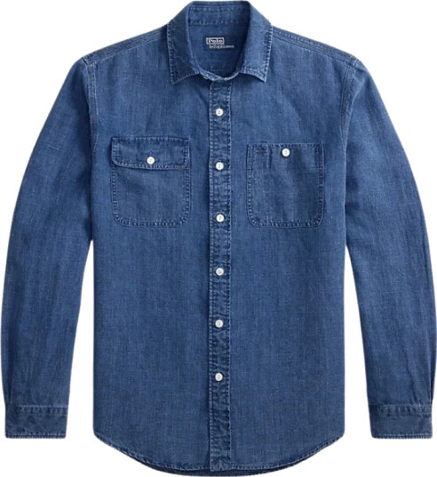 Polo Ralph Lauren Herre Skjorter Blå M,