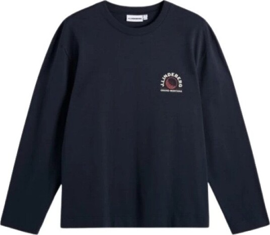 J. Lindeberg Walsh Ls Print T Shirt Navy L J. Lindeberg Walsh Ls Print T Shirt Navy L