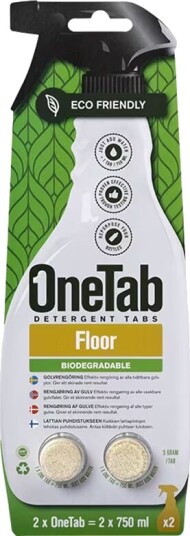 OneTab rengjøringstablett ONETAB51 (gulv) OneTab rengjøringstablett ONETAB51 (gulv)