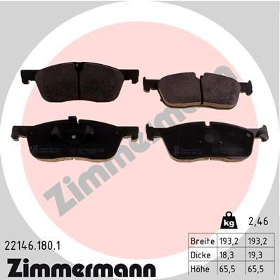 Bremseklosser ZIMMERMANN 22146.180.1