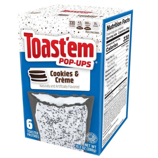 Toast'em Frosted Cookies & Cream 288g Toast'em Frosted Cookies & Cream 288g