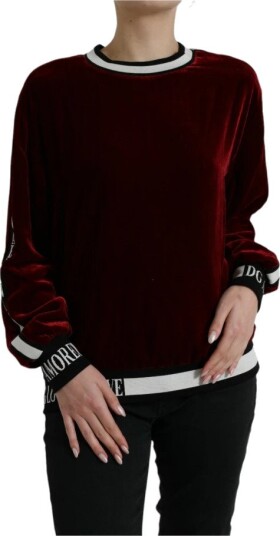 Dolce & Gabbana Dame Gensere & Hettegensere Rød S,