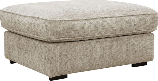 Rossita lyx Fotskammel - Beige Chenille