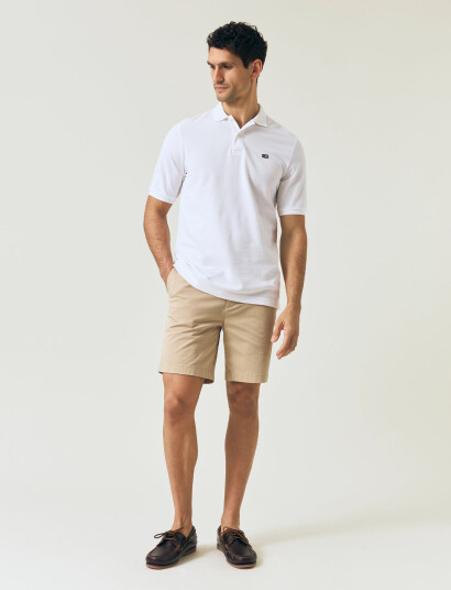 Lexington Clothing Classic Cotton Twill Shorts - Beige - 32 Lexington Clothing Classic Cotton Twill Shorts - Beige - 32