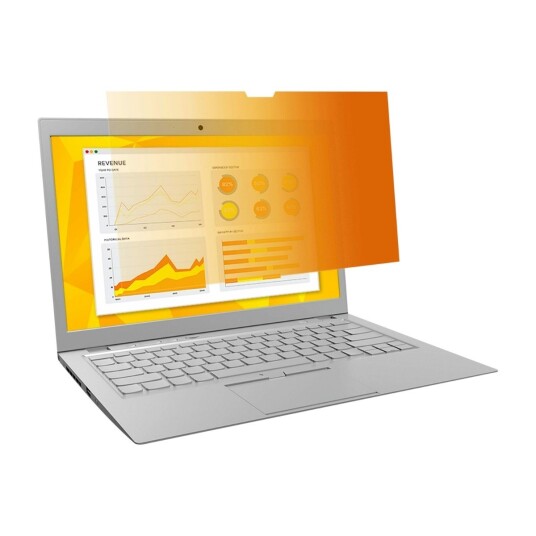 3M Personvernfilter I gull for bærbar Datamaskin med 14" widescreen 3MGPF14W