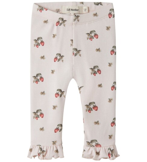 Lil" Atelier Leggings   Bomull/Lyocell   NbfGayo   Morganite/Str   Lil Atelier   74   Leggings   Rosa