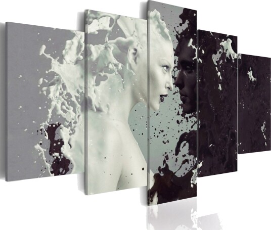 Bilde Black Or White? 5 Pieces 100x50 Artgeist sp. z o. o.