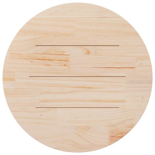 Bordplate rund Ø90x3 cm heltre furu 833673 Bordplate rund Ø90x3 cm heltre furu 833673