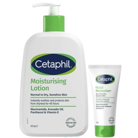 Cetaphil Dry Skin Routine Face & Body