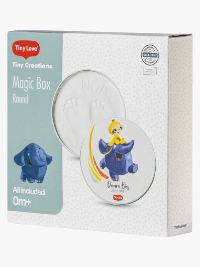 Tiny Love Magic Box Round Kit For Fotavtrykk Eller Håndavtrykk Fra Babyen 3333166101