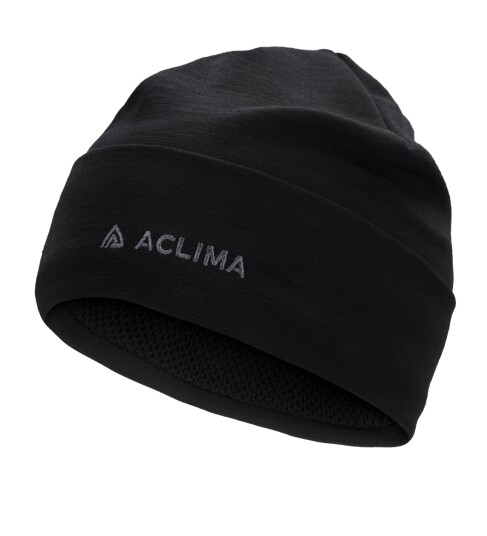 Aclima WoolNet Orginal Beanie Unisex Jet Black