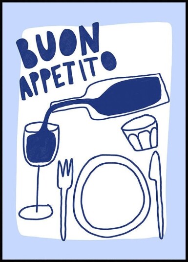 Dining Delight Plakat / 100x150cm