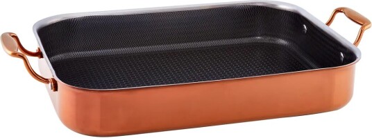 Hâws Santo roaster ugnsform hybrid coating rose gold 31x25 cm Hâws Santo roaster ugnsform hybrid coating rose gold 31x25 cm