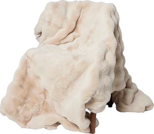 Skinnwille Pledd Misty Beige
