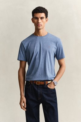 Gant Reg Shield Ss T Shirt Blue XXXL