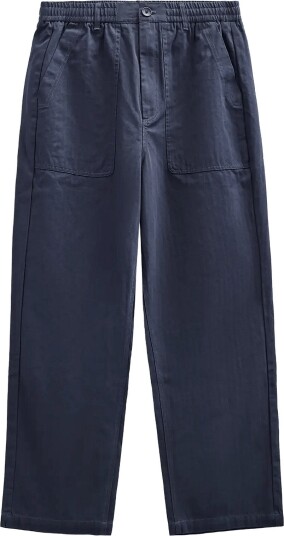 Anerkjendt Akjakob Herringbone Fatique Pants Navy L Anerkjendt Akjakob Herringbone Fatique Pants Navy L