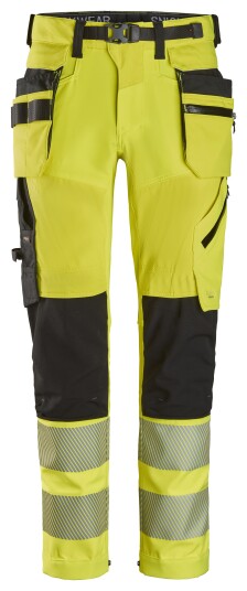 Snickers Workwear 6930 Midjebukse Gul Svart 92