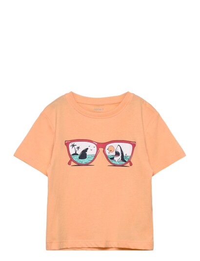 Name It Nmmvagno Ss Loose Top   Orange   104
