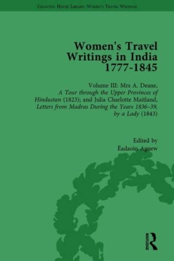 Women'S Travel Writings In India 1777¿1854