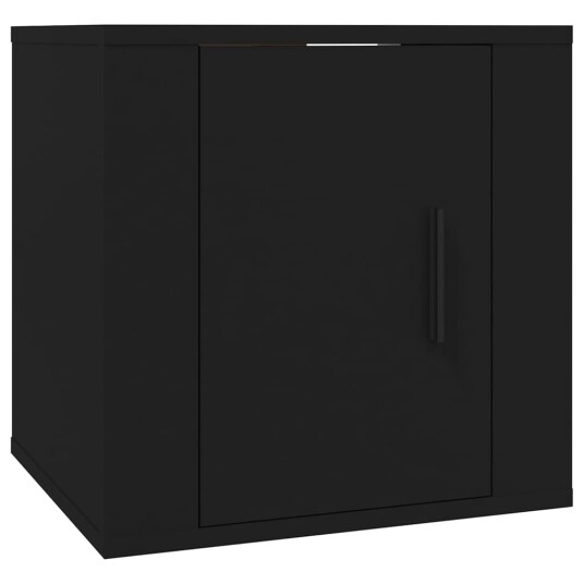 vidaXL Vegghengte TV-benker 2 stk svart 40x34,5x40 cm 8720845667528