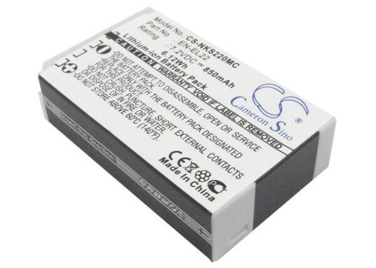 Nikon 1 S2 batteri (850 mAh 7.2 V) Nikon 1 S2 batteri (850 mAh 7.2 V)