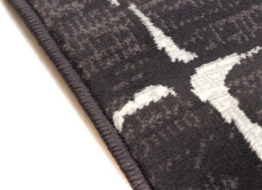 Wilton teppe   Florence Cross sort Størrelse: 160 x 225 cm
