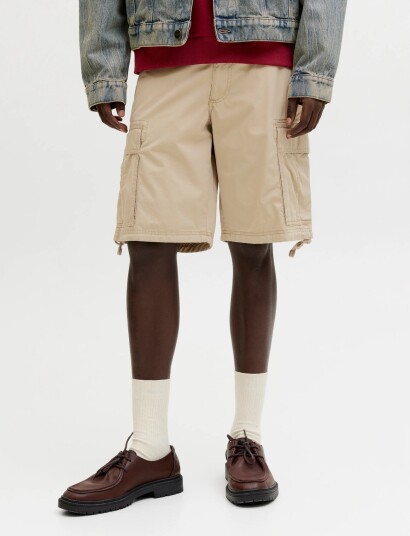 Jack & Jones Jpstcole Frank Cargo Shorts Mid Sn Beige M