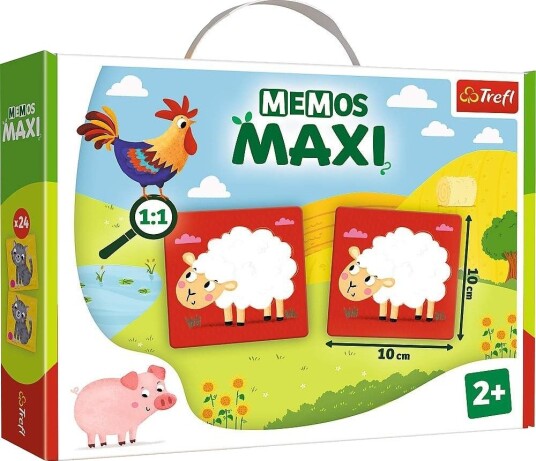 Trefl Memo Maxi Gårdsdyr