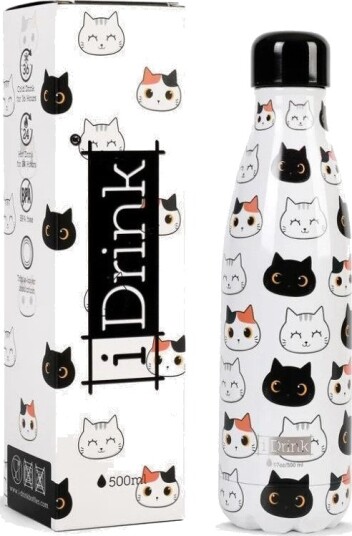 iTotal I-Drink Drikkeflaske - 500ml - Katt