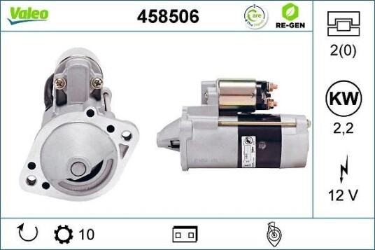 VALEO 458506 Starter VALEO 458506 Starter