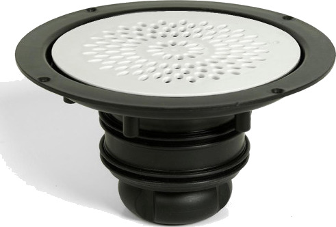 Pili Pro sluk uten jording med hvit rist 110 mm
