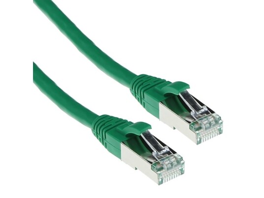Act Green 10 Meter Sftp Cat6a Patch Cable Snagless With Rj45 Connectors. Cat6a S/Ftp Snagless Gn 10.00M (Fb6710)