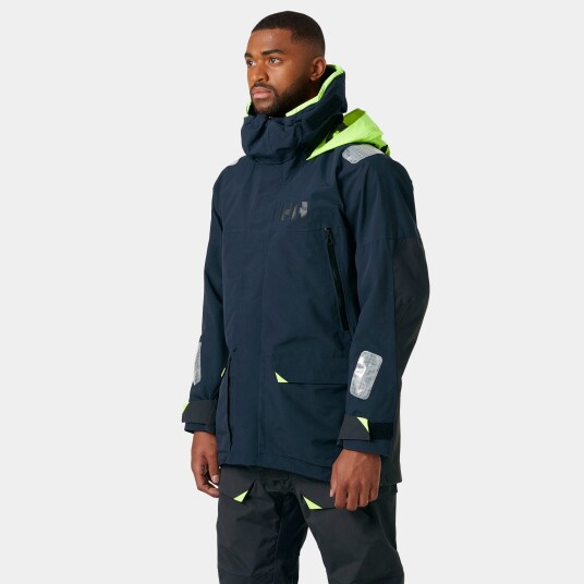 Helly Hansen Herre Skagen Offshore Seilerjakke Marineblå 2xl
