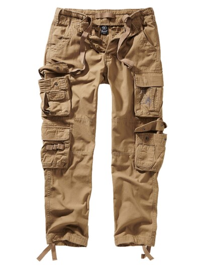 Brandit Pure Vintage Cargo Bukser   Slim Beige